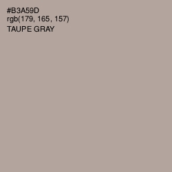 #B3A59D - Taupe Gray Color Image